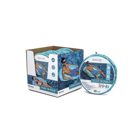 Bestway Colchoneta Hinchable Flex' n Fold 106x95 cm Playa y Piscina 43