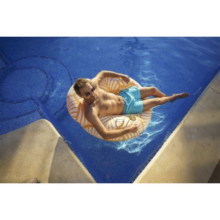 Inflatable Pool Chair Bestway Deluxe 118 x 117 cm Orange 2