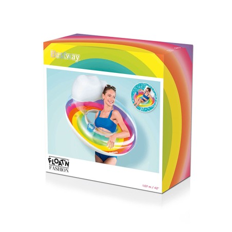 Bestway Ruota Gonfiabile Arcobaleno D107 cm +12 Anni Spiaggia e Piscin