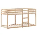 Lit superposé sans matelas 90x190 cm bois de pin massif