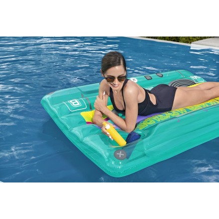 Bestway Matelas Gonflable Rétro Cassette 174x117 cm Plage et Piscine 2