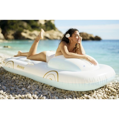 Bestway Matelas Gonflable Croisière avec Dossier et Poignées 228x108