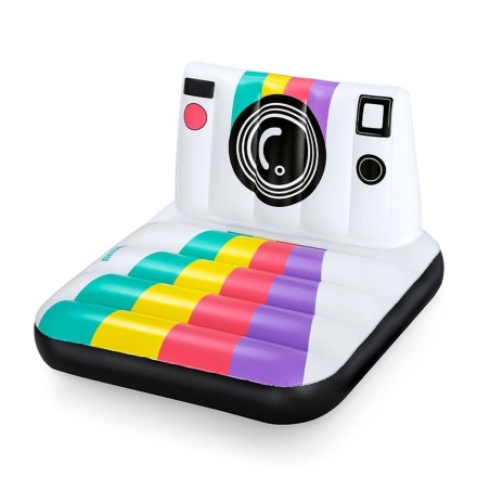 Bestway Poltrona Gonfiabile Fotocamera 127x102 cm Spiaggia e Piscina 4