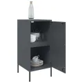 Buffets 2 pcs anthracite 36x39x79 cm acier