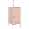 Buffets 2 pcs rose 36x39x79 cm acier