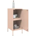 Buffets 2 pcs rose 36x39x79 cm acier
