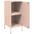 Buffets 2 pcs rose 36x39x79 cm acier