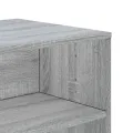 Meuble TV sonoma gris 120x40x40 cm bois d'ingénierie