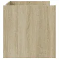 Table basse chêne sonoma 100x50x50 cm bois d'ingénierie