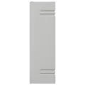 Appliques murales d'extérieur 2pcs argenté acier inoxydable