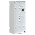Appliques murales d'extérieur 2pcs argenté acier inoxydable