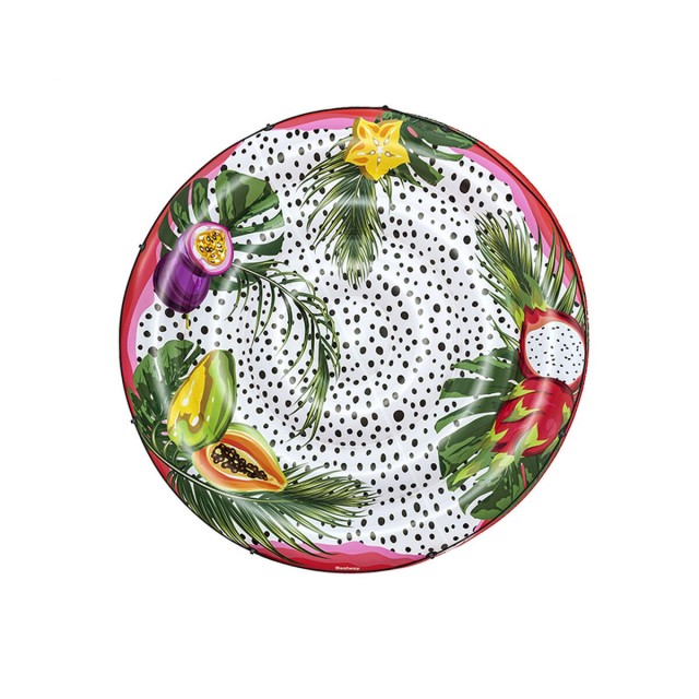 Bestway Île Flottante Gonflable avec Corde Fruit de la Passion D188cm