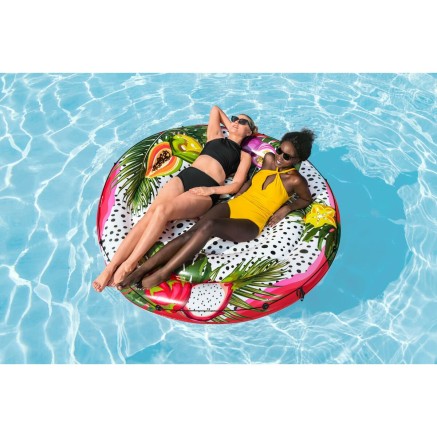 Bestway Aufblasbare Schwimmende Insel mit Seil Passionsfrucht D188cm S 2
