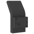 Applique murale LED d'extérieur avec capteurs noir
