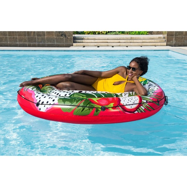 Bestway Isla Flotante Hinchable con Cuerda Fruta de la Pasion D188cm P