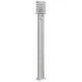 Lampadaires d'extérieur avec capteurs 3 pcs acier inoxydable