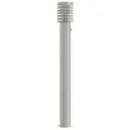 Lampadaires d'extérieur avec capteurs 3 pcs acier inoxydable