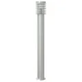 Lampadaires d'extérieur avec capteurs 3 pcs acier inoxydable