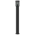Lampadaire d'extérieur noir 110 cm acier inoxydable