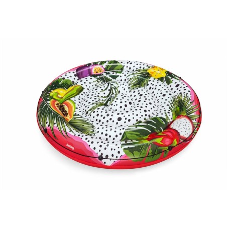 Bestway Aufblasbare Schwimmende Insel mit Seil Passionsfrucht D188cm S