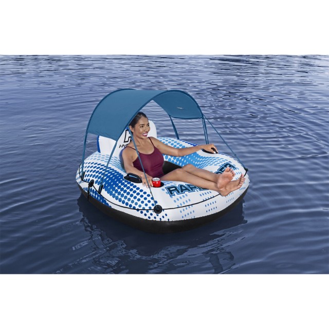 Bestway Ruota Gonfiabile con Manici Rapid Rider con Parasole D137 cm S