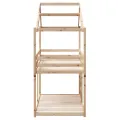 Lit superposé sans matelas 80x200 cm bois de pin massif