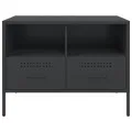 Meubles TV 2 pcs noir 68x39x50,5 cm acier
