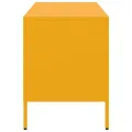 Meuble TV jaune moutarde 68x39x50,5 cm acier