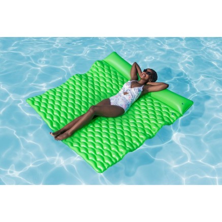 Bestway Materassino Gonfiabile Gigante Arrotolabile Verde 213x170 cm S 2