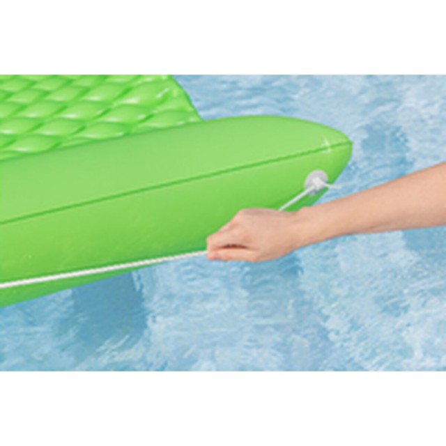 Bestway Opblaasbare Giant Rolmat Groen 213x170 cm Strand en Zwembad 44