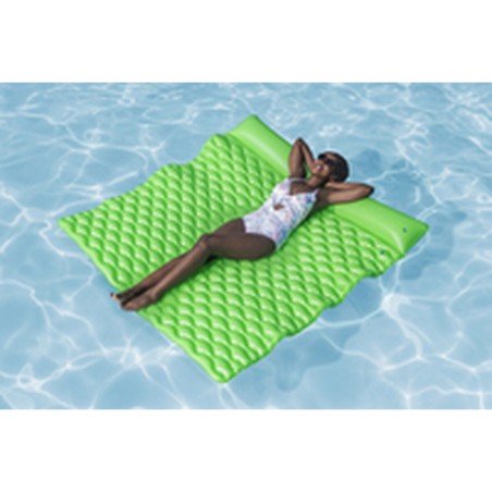 Bestway Matelas Gonflable Géant Enroulable Vert 213x170 cm Plage et P