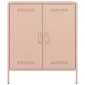 Buffet rose 68x39x79 cm acier