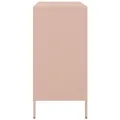 Buffet rose 68x39x79 cm acier