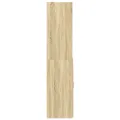 Buffet haut chêne sonoma 70x42,5x185 cm bois d'ingénierie