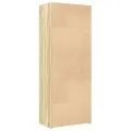 Buffet haut chêne sonoma 70x42,5x185 cm bois d'ingénierie