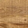 Buffet blanc et marron 55x30x73 cm bois de manguier solide brut