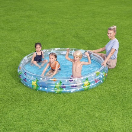 Inflatable Paddling Pool for Children Bestway Navy 183 x 33 cm 2