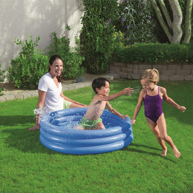 Bestway Piscina Gonfiabile Bambini 3 Anelli Eco Colori Assortiti 102x2