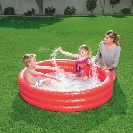 Bestway Piscine Gonflable Enfant 3 Anneaux Eco Couleur assortie 152x30