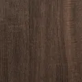 Buffet haut chêne marron 80x42,5x185 cm bois d'ingénierie