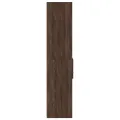 Buffet haut chêne marron 45x42,5x185 cm bois d'ingénierie