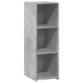 Buffet gris béton 30x41x93 cm bois d'ingénierie
