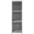 Buffet gris béton 30x41x93 cm bois d'ingénierie