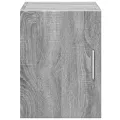 Armoire murale sonoma gris 30x42,5x40 cm bois d'ingénierie