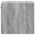 Armoire murale sonoma gris 30x42,5x40 cm bois d'ingénierie