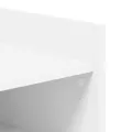 Armoire à chaussures blanc 74,5x37,5x100 cm bois d'ingénierie