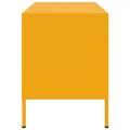 Meubles TV 2 pcs jaune moutarde 68x39x50,5 cm acier