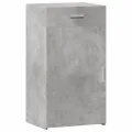Buffet gris béton 50x42,5x93 cm bois d'ingénierie