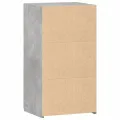 Buffet gris béton 50x42,5x93 cm bois d'ingénierie