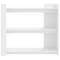 Table console blanc 100x35x90 cm bois d’ingénierie